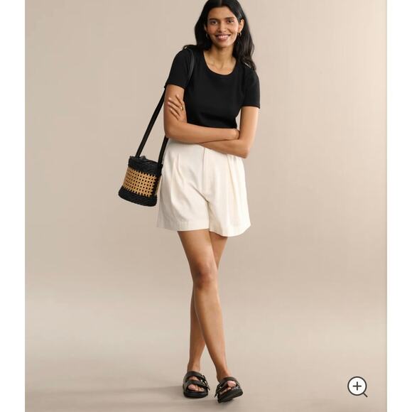 NWT Jenni Kayne Silk Pleated Short - Picture 1 of 8